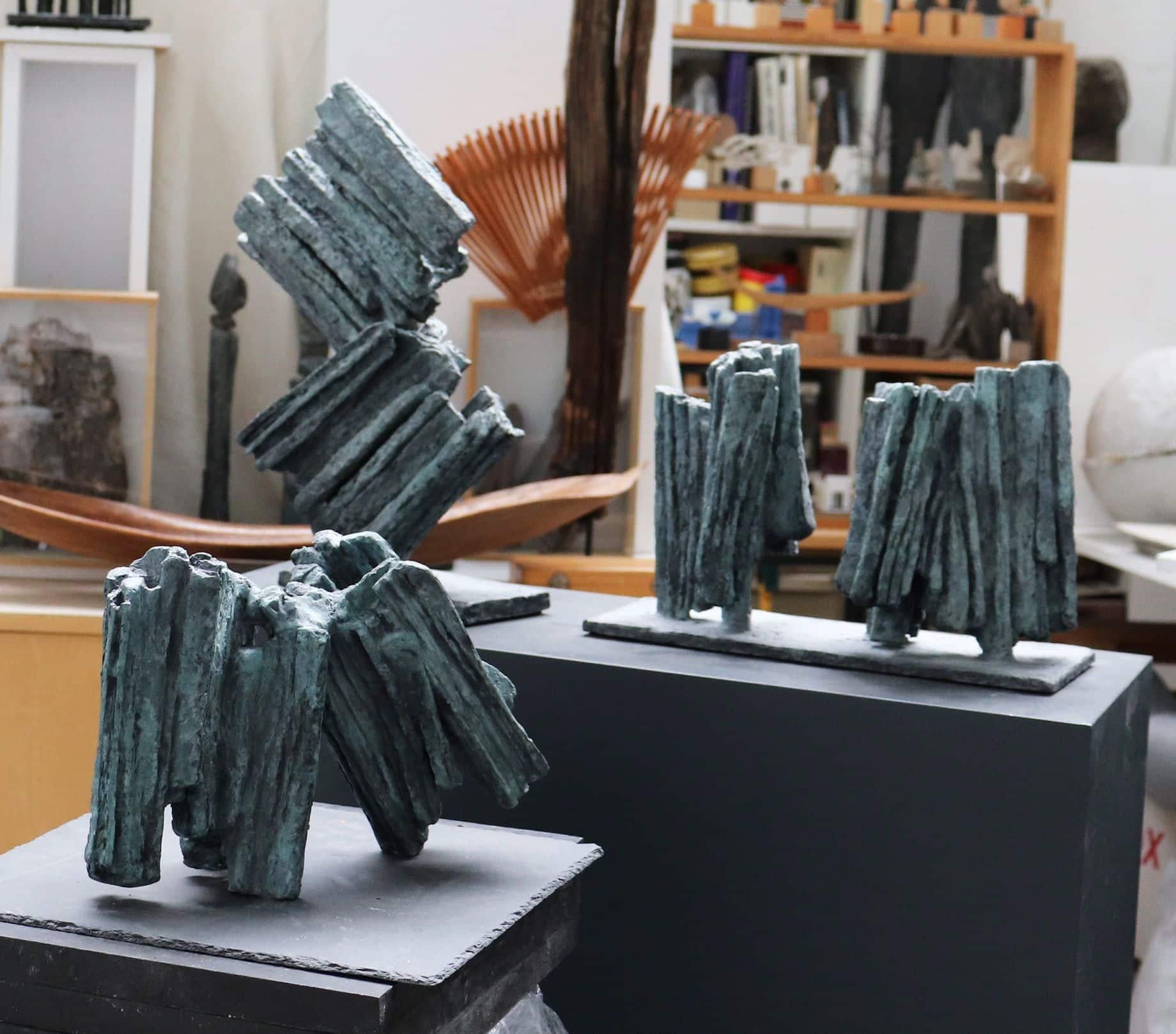 Harmony n°2 by Martine Demal - Contemporary bronze sculpture, Abstract For Sale 4