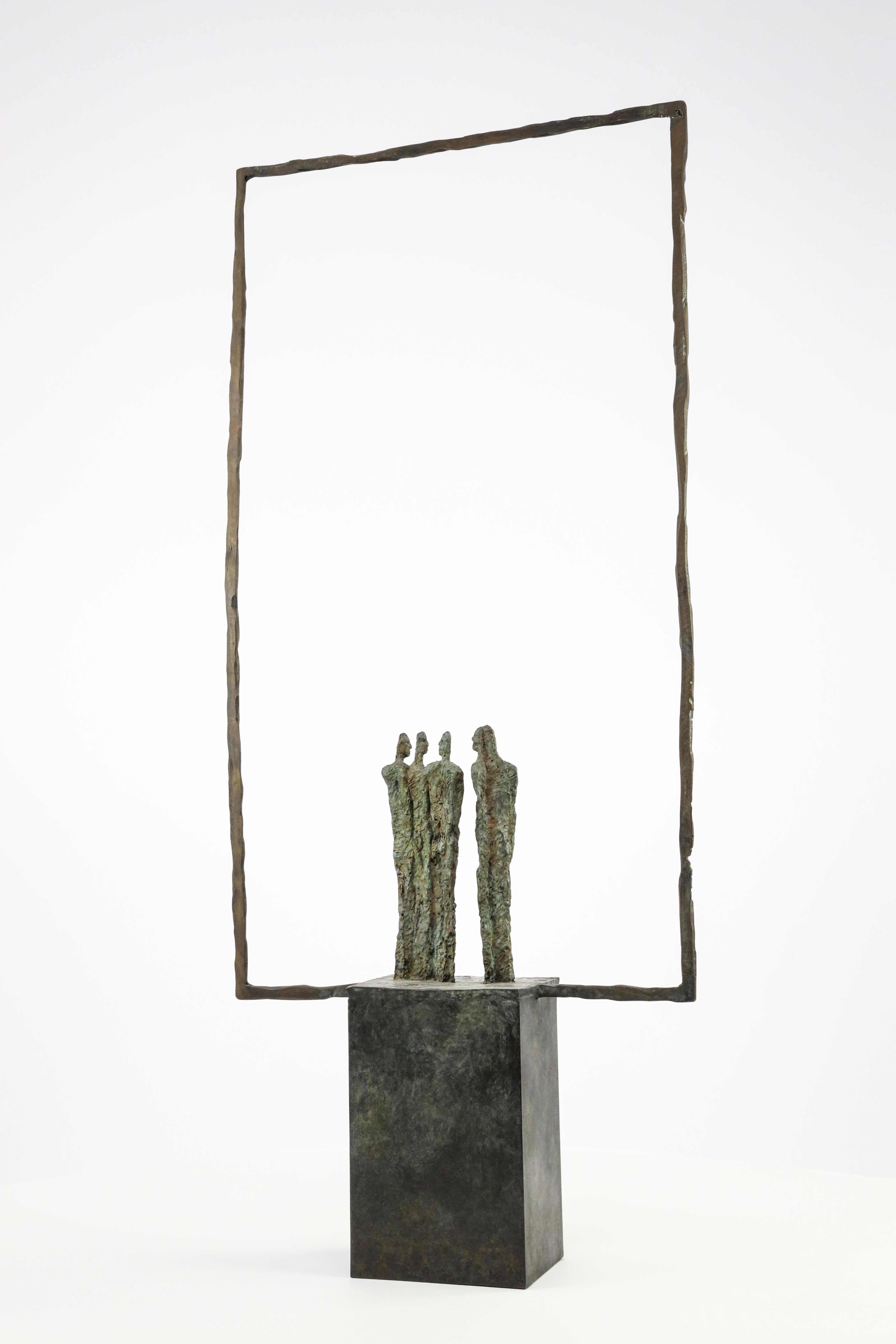 Landschaft N°1 von Martine Demal - Zeitgenössische Bronzeskulptur, menschliche Figuren im Angebot 9