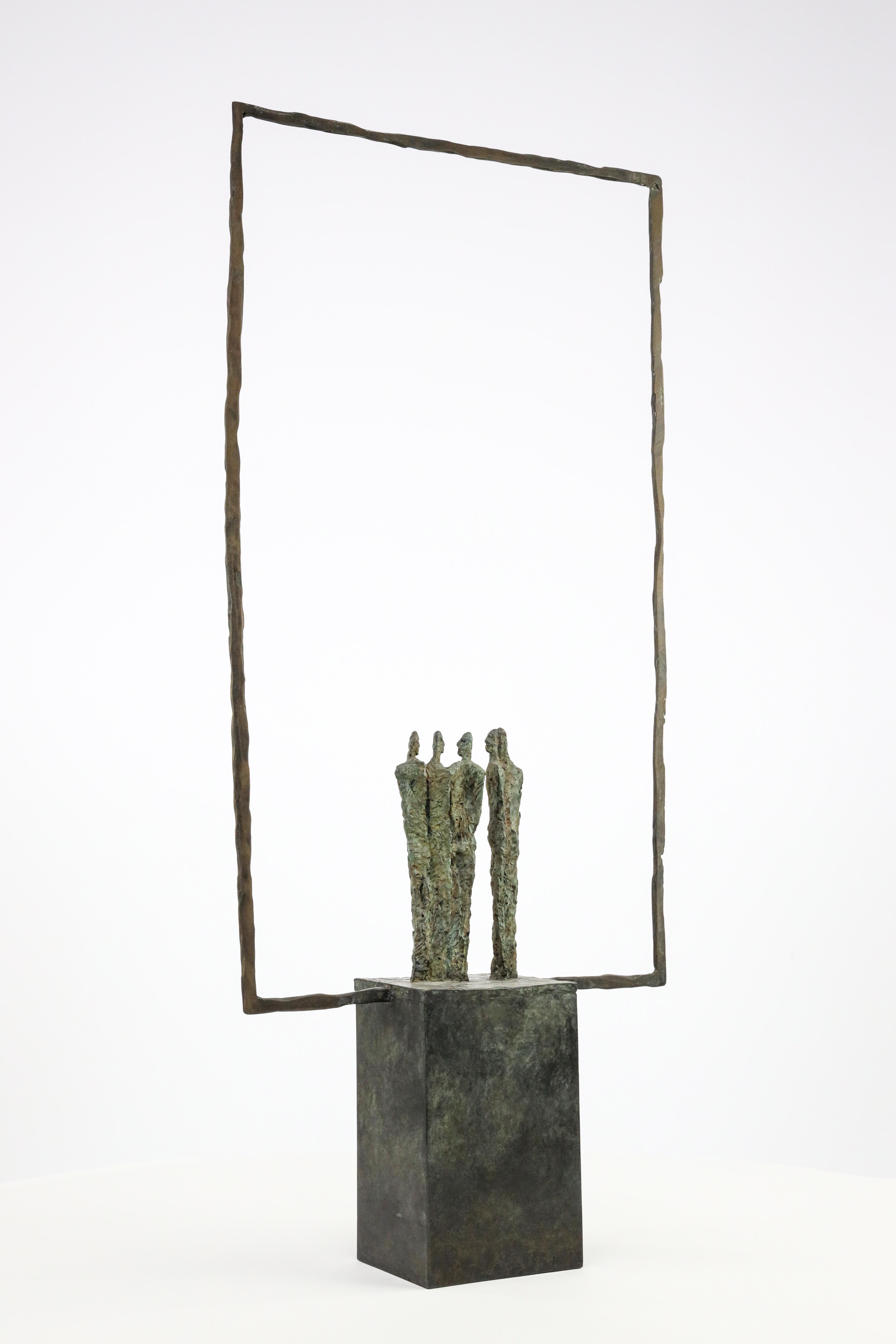 Landschaft N°1 von Martine Demal - Zeitgenössische Bronzeskulptur, menschliche Figuren im Angebot 10