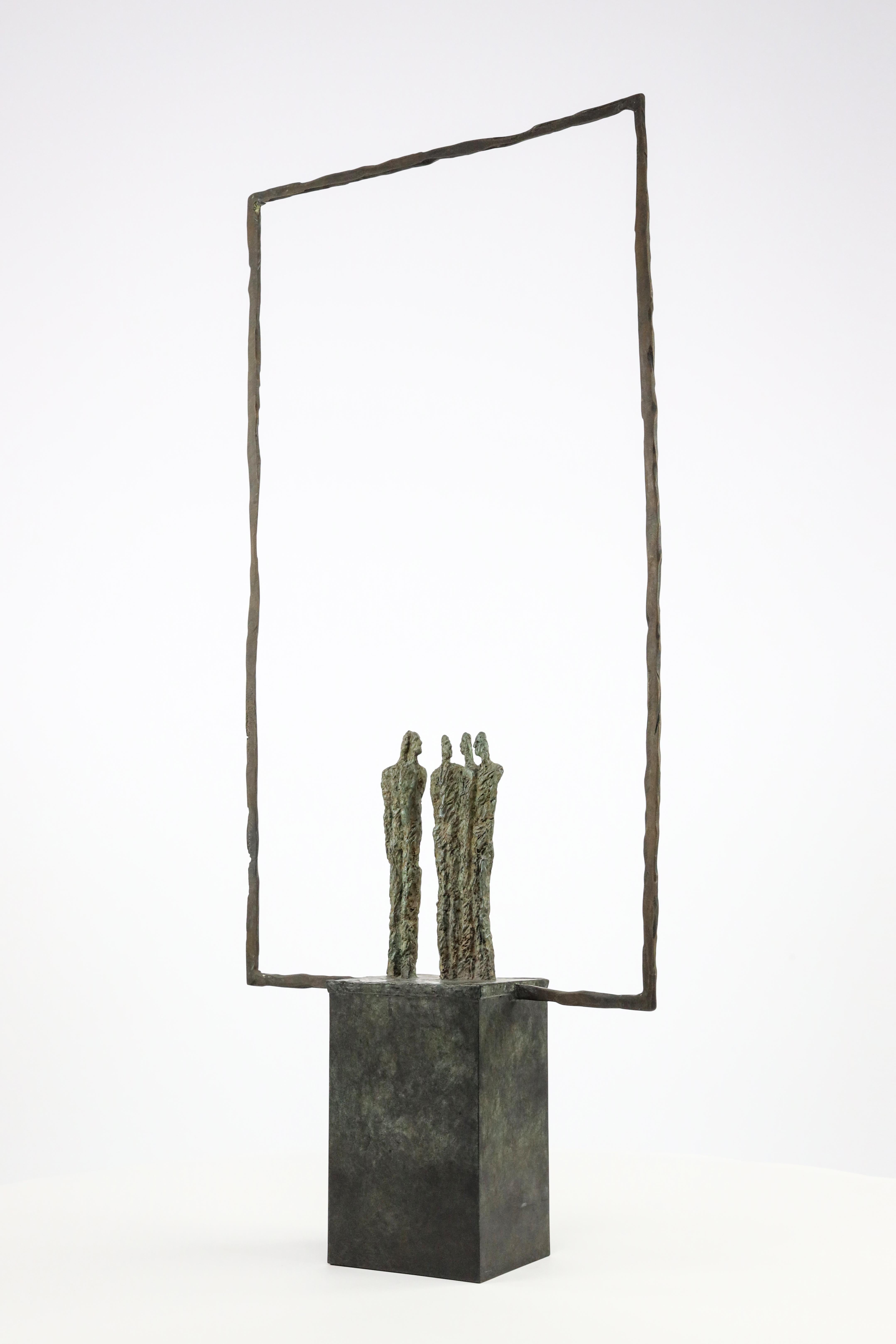 Landschaft N°1 von Martine Demal - Zeitgenössische Bronzeskulptur, menschliche Figuren im Angebot 5