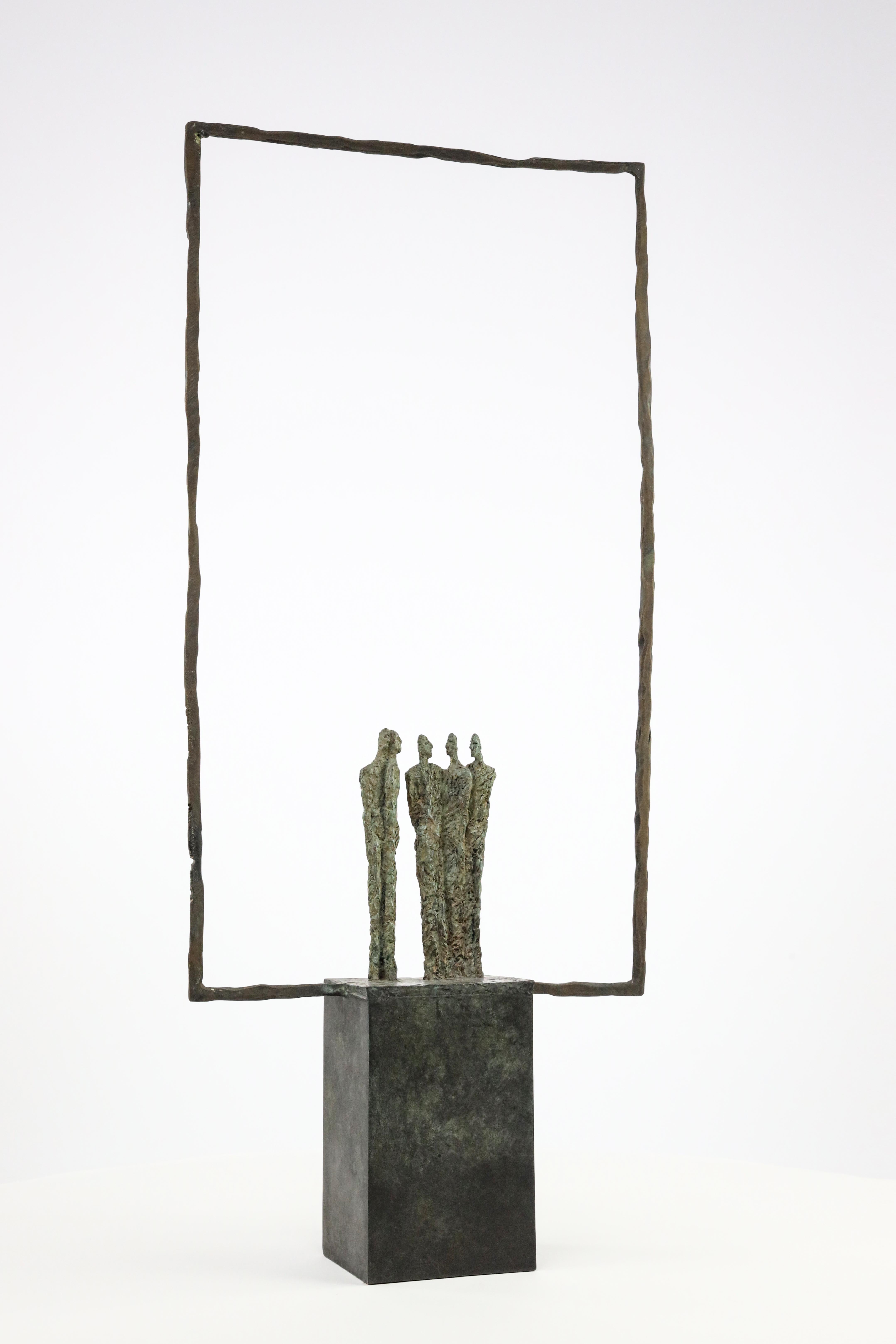 Landschaft N°1 von Martine Demal - Zeitgenössische Bronzeskulptur, menschliche Figuren im Angebot 6