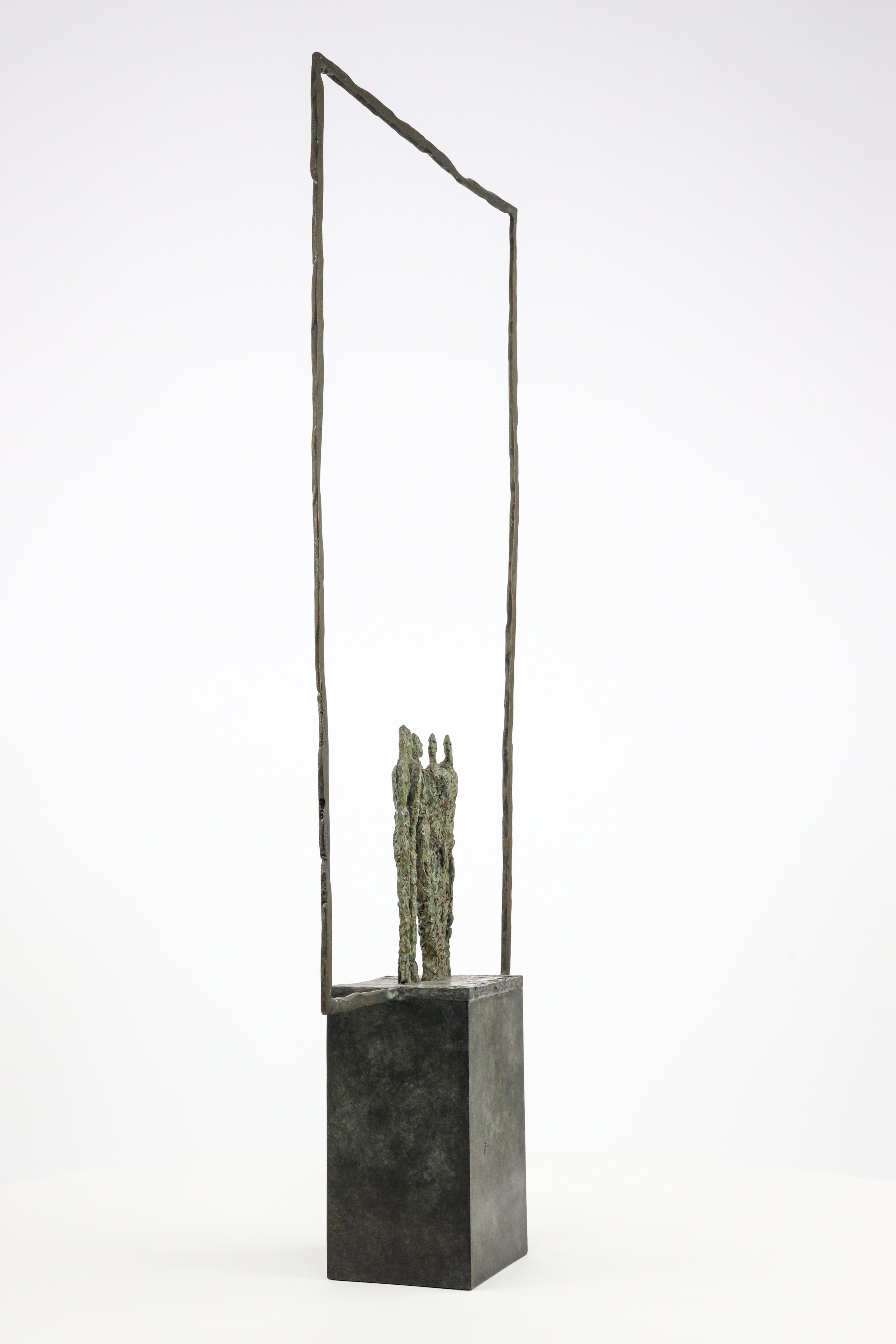 Landschaft N°1 von Martine Demal - Zeitgenössische Bronzeskulptur, menschliche Figuren im Angebot 7