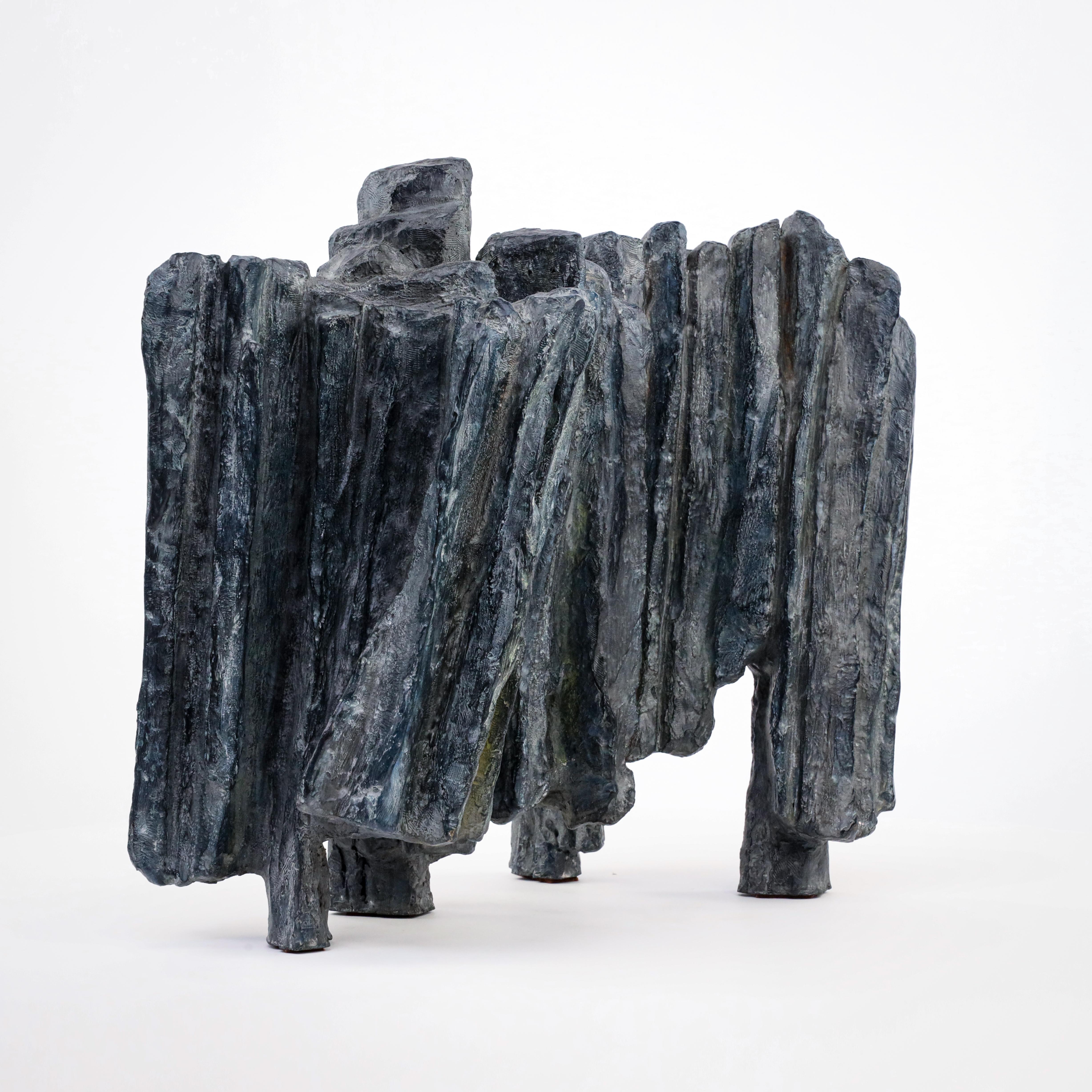 Punctuation by Martine Demal - Contemporary bronze sculpture, abstract For Sale 7