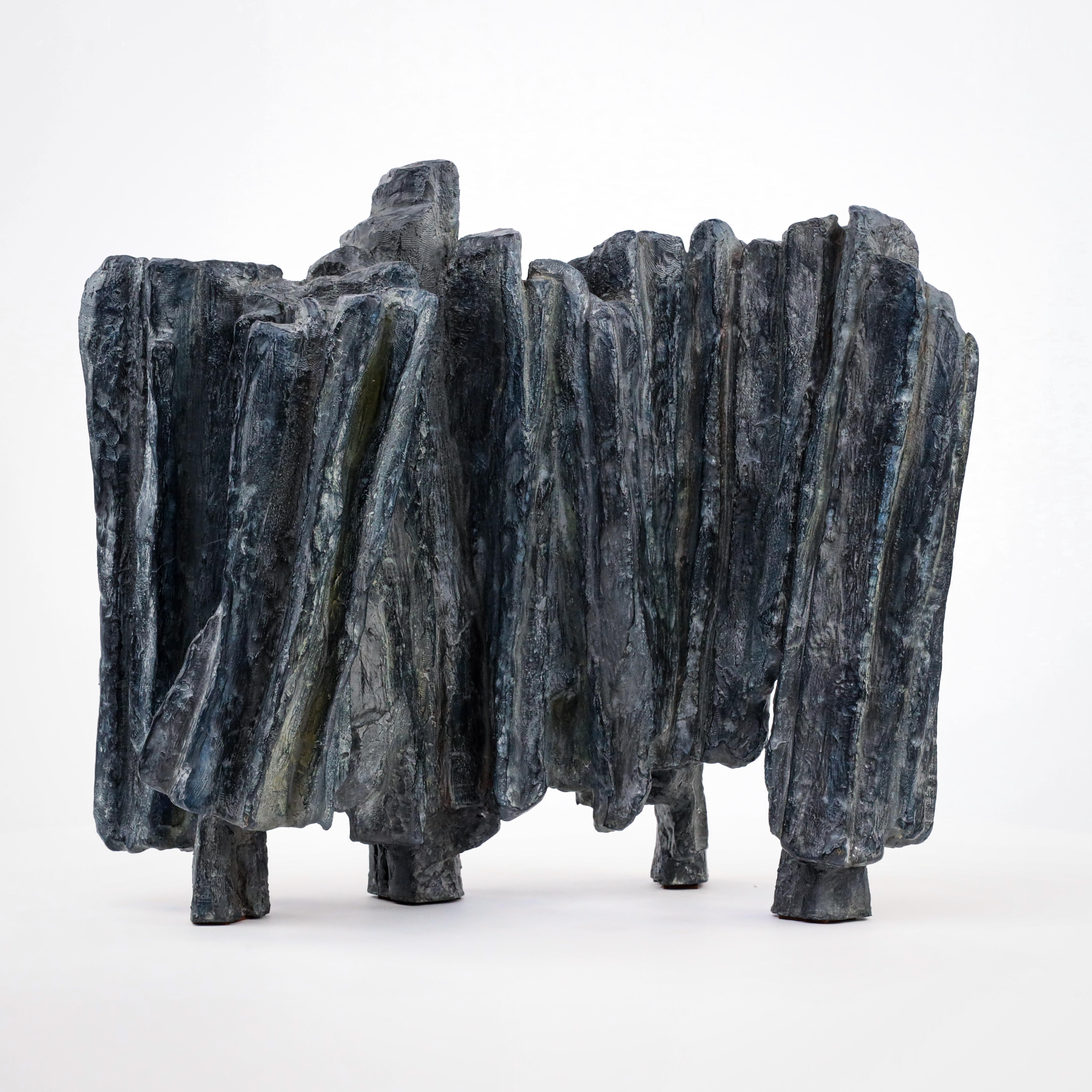 Punctuation by Martine Demal - Contemporary bronze sculpture, abstract For Sale 8