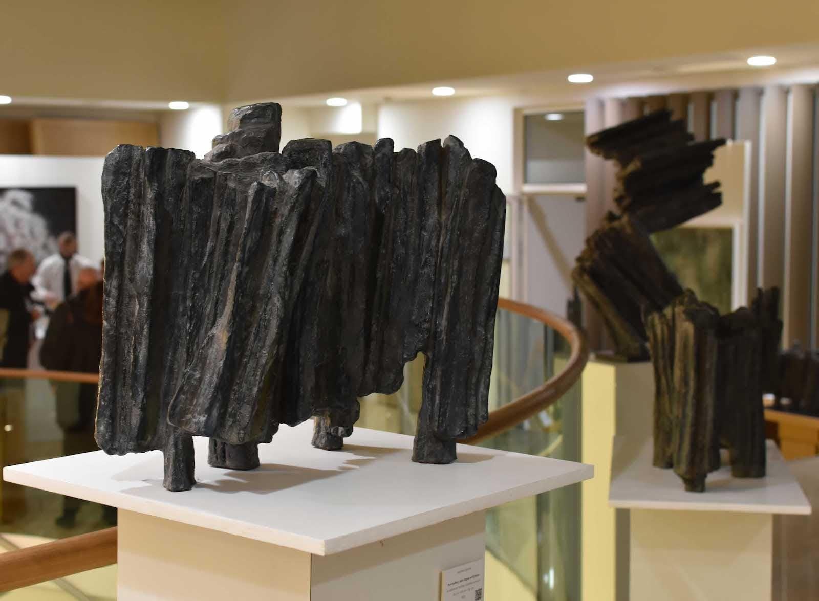 Punctuation by Martine Demal - Contemporary bronze sculpture, abstract For Sale 5