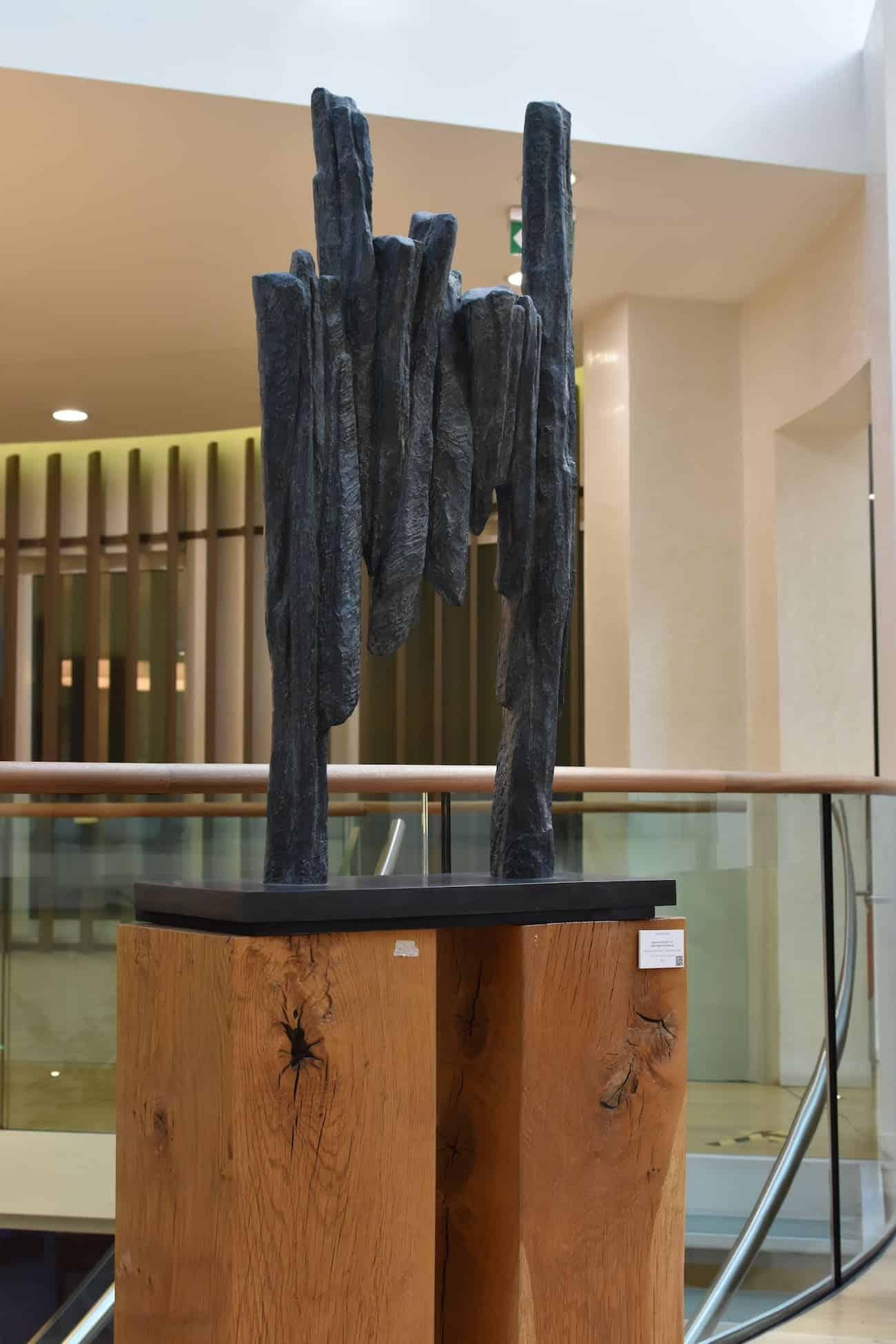 Signs and Writings No. 4 by Martine Demal - Bronze sculpture, abstract, harmony For Sale 3