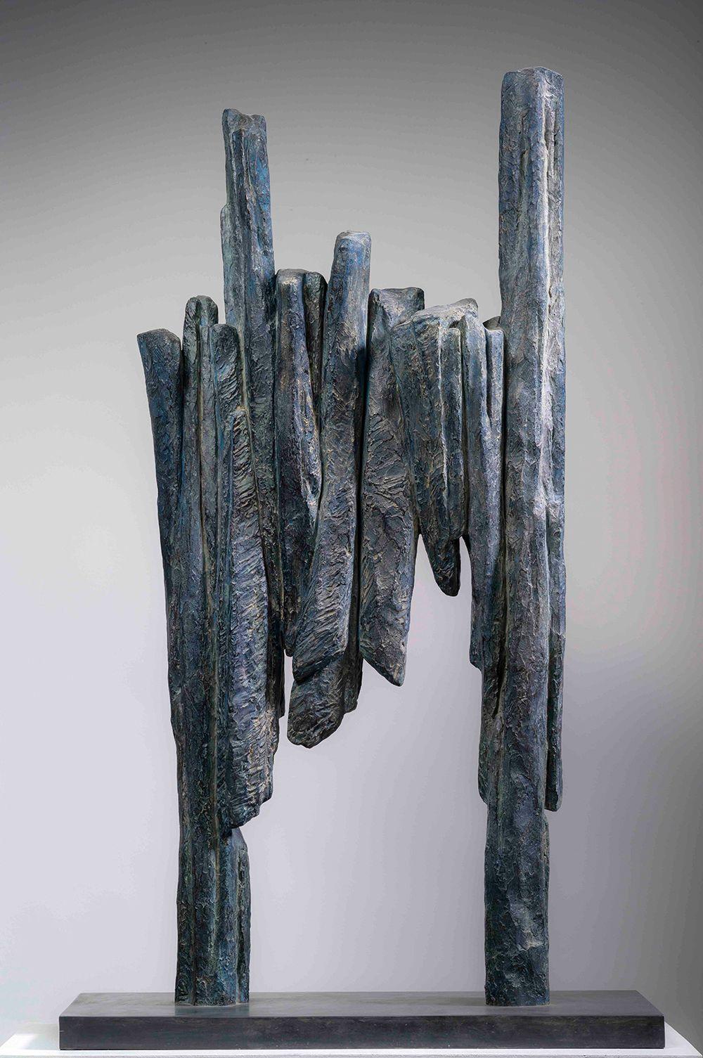 Signs and Writings No. 4 by Martine Demal - Bronze sculpture, abstract, harmony