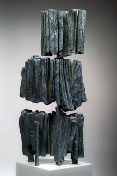 Signs and Writings No. 5 by Martine Demal - Bronze sculpture, abstract, harmony