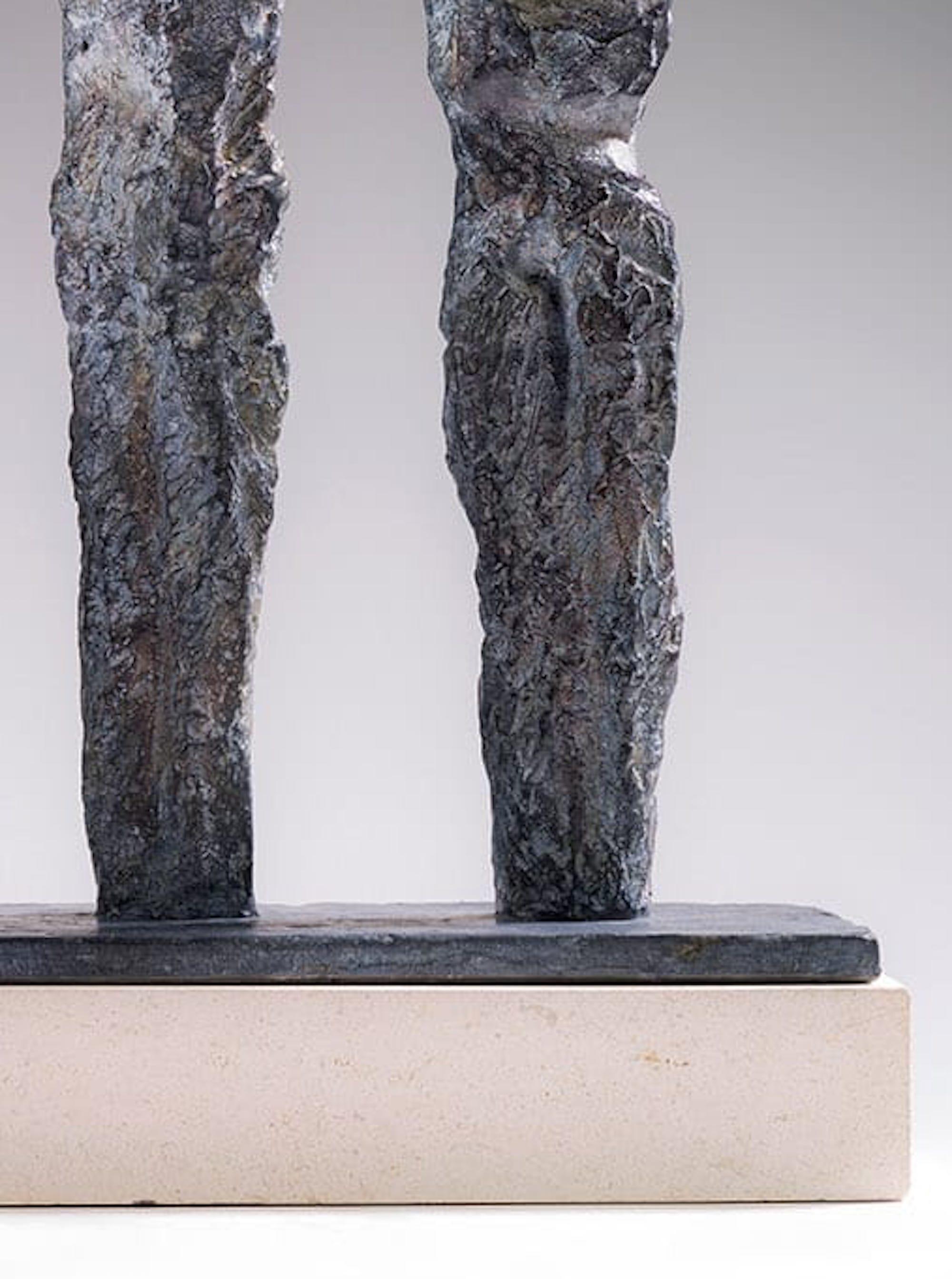 Stonehenge by Martine Demal - Contemporary bronze sculpture, abstract, harmony For Sale 2