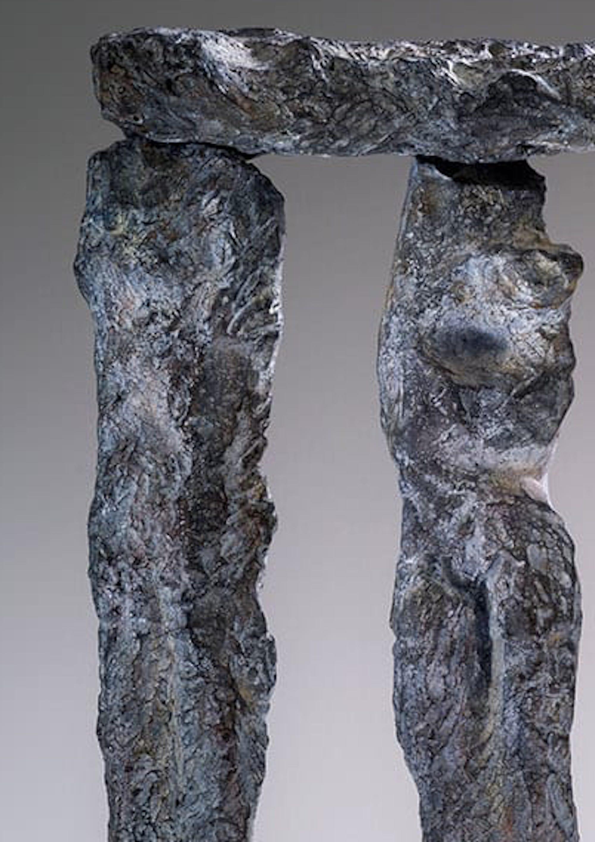 Stonehenge by Martine Demal - Contemporary bronze sculpture, abstract, harmony For Sale 4
