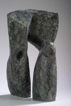 Retro The Passage by Martine Demal - Contemporary bronze sculpture, abstract, harmony