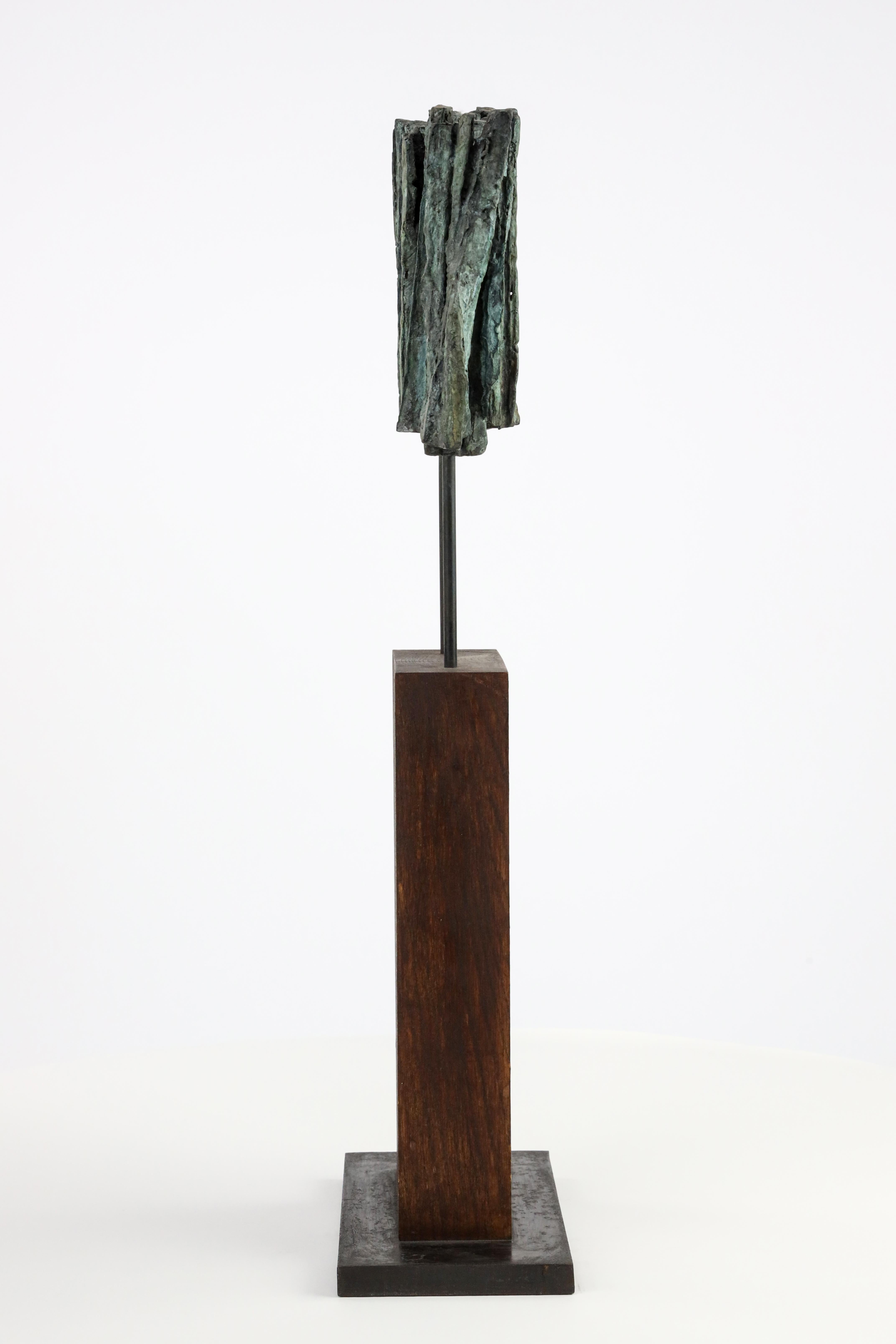 Vibration n°2 by Martine Demal - Contemporary bronze sculpture, abstract For Sale 8