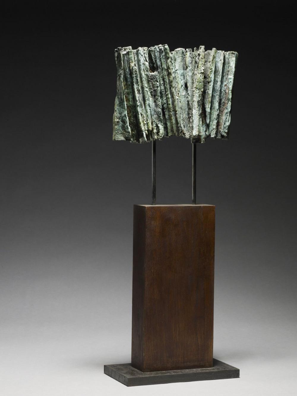 Vibration No. 2 by Martine Demal - Contemporary bronze sculpture, Abstract 1