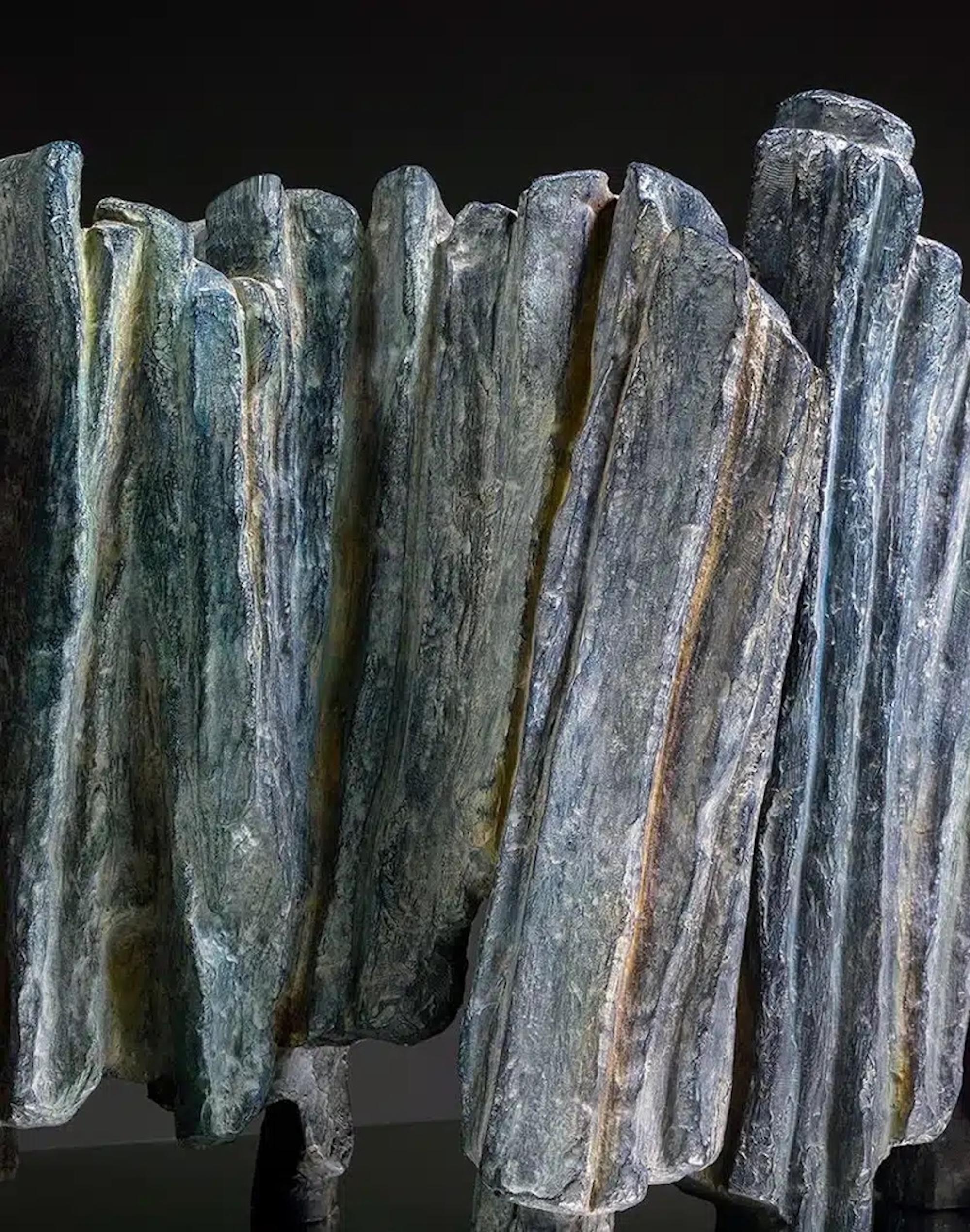 Scrivere è un viaggio di Martine Demal - Scultura contemporanea in bronzo, astratta in vendita 5