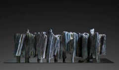 Scrivere è un viaggio di Martine Demal - Scultura contemporanea in bronzo, astratta