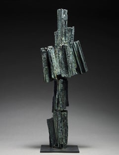 Writing No. 2 de Martine Demal - Sculpture contemporaine en bronze, abstraite