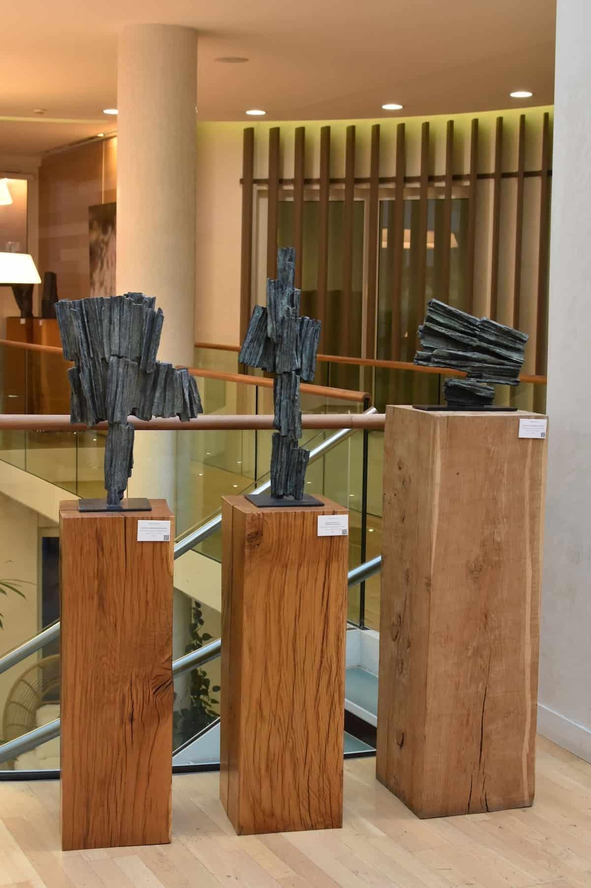 Writing No. 2 by Martine Demal - Contemporary bronze sculpture, abstract, form For Sale 5