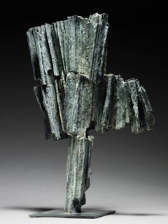Writing No. 4 de Martine Demal - Escultura contemporánea de bronce, abstracta