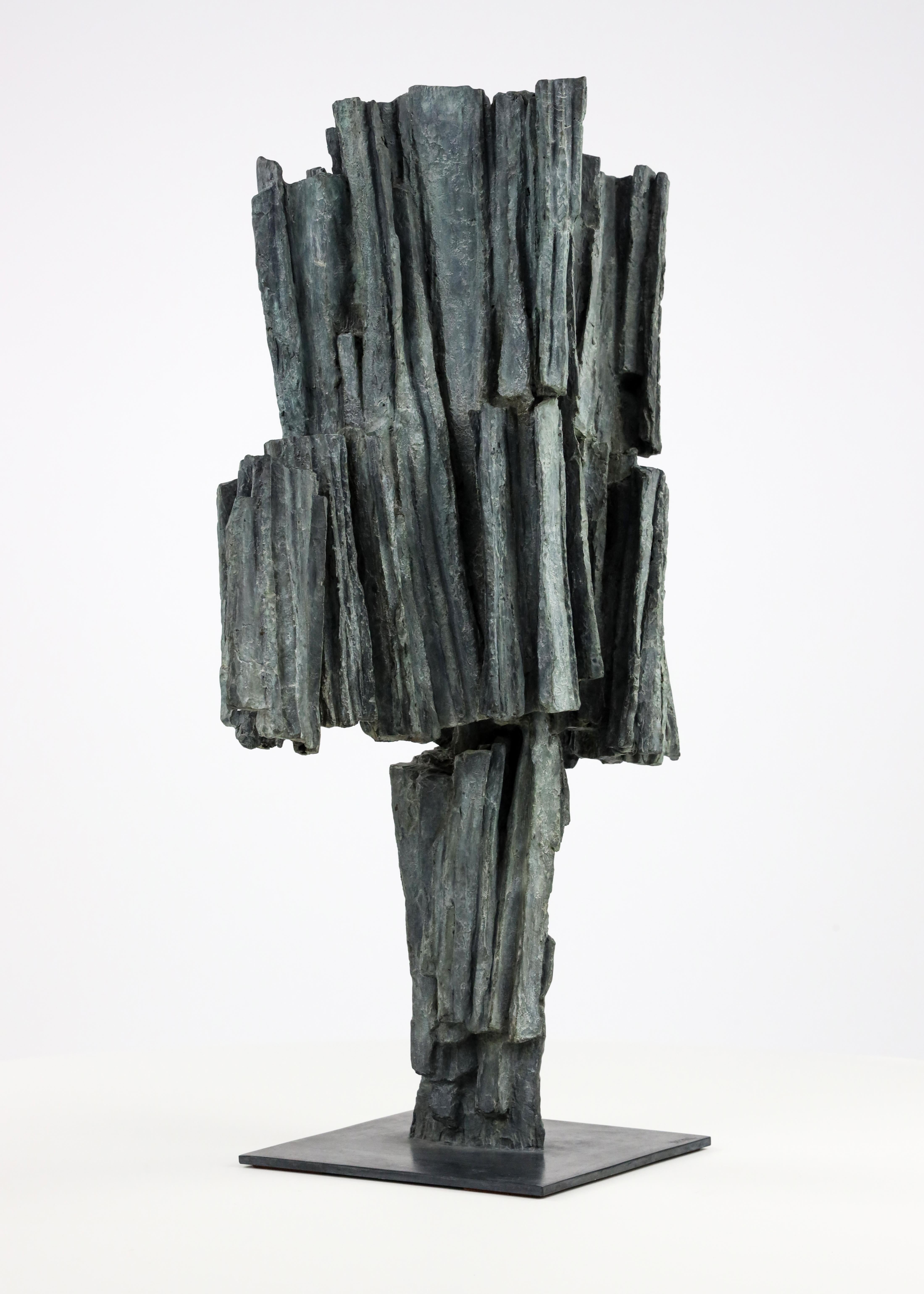 Écriture n° 4 de Martine Demal - Sculpture contemporaine en bronze, abstraite en vente 5