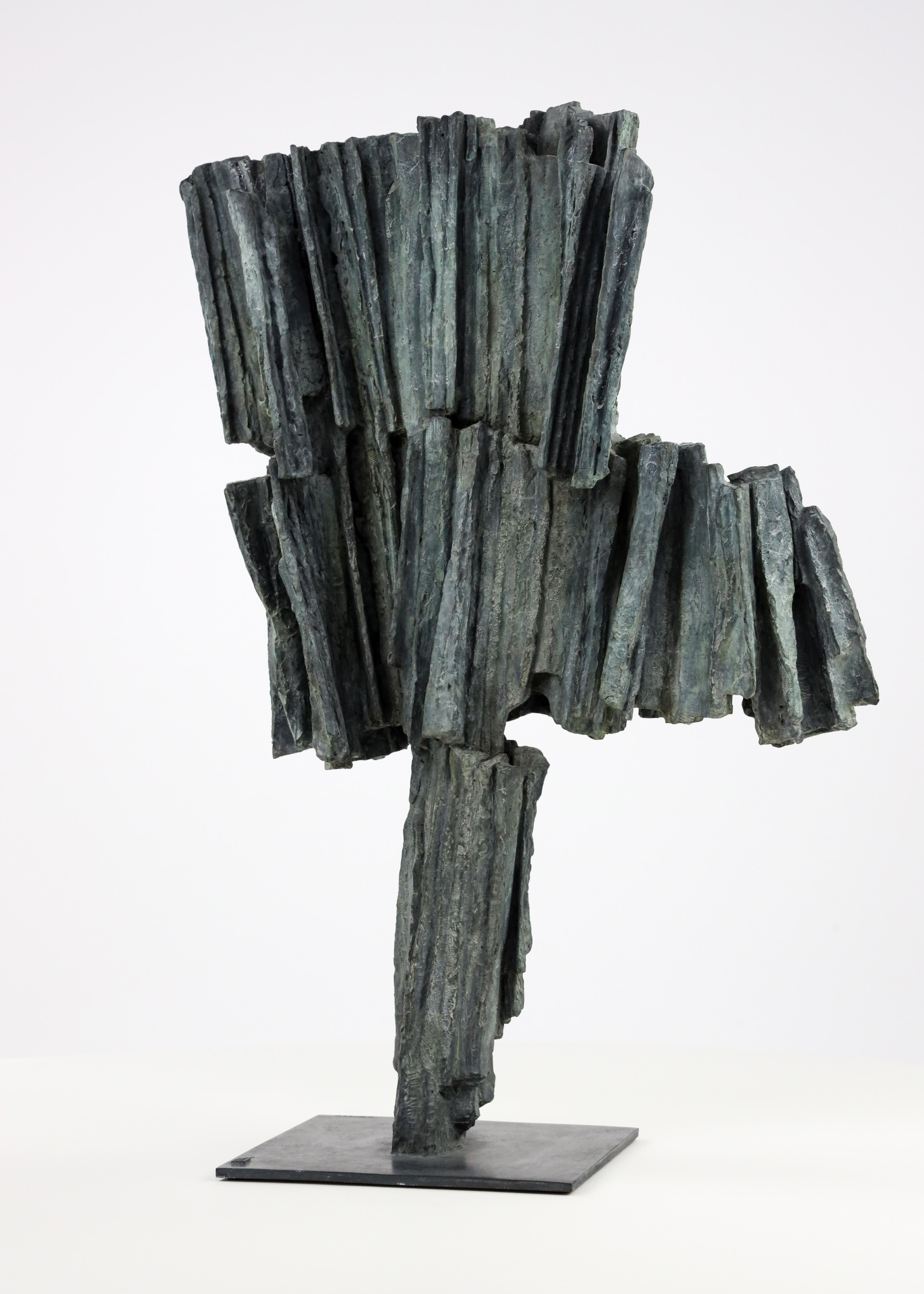 Writing No. 4 von Martine Demal - Zeitgenössische Bronze-Skulptur, abstrakt im Angebot 6