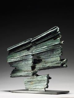 Writing No.3 by Martine Demal - Contemporary Abstract Bronze sculpture