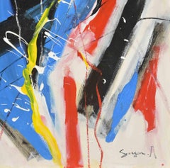 Astrazione numero 1 - Quadro di Martine Goeyens - 2023