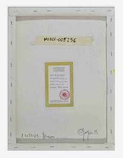 Astrazione numero 4 - Quadro di Martine Goeyens - 2023