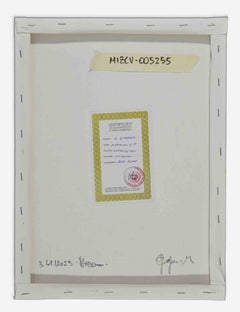 Astrazione numero 5 - Quadro di Martine Goeyens - 2023