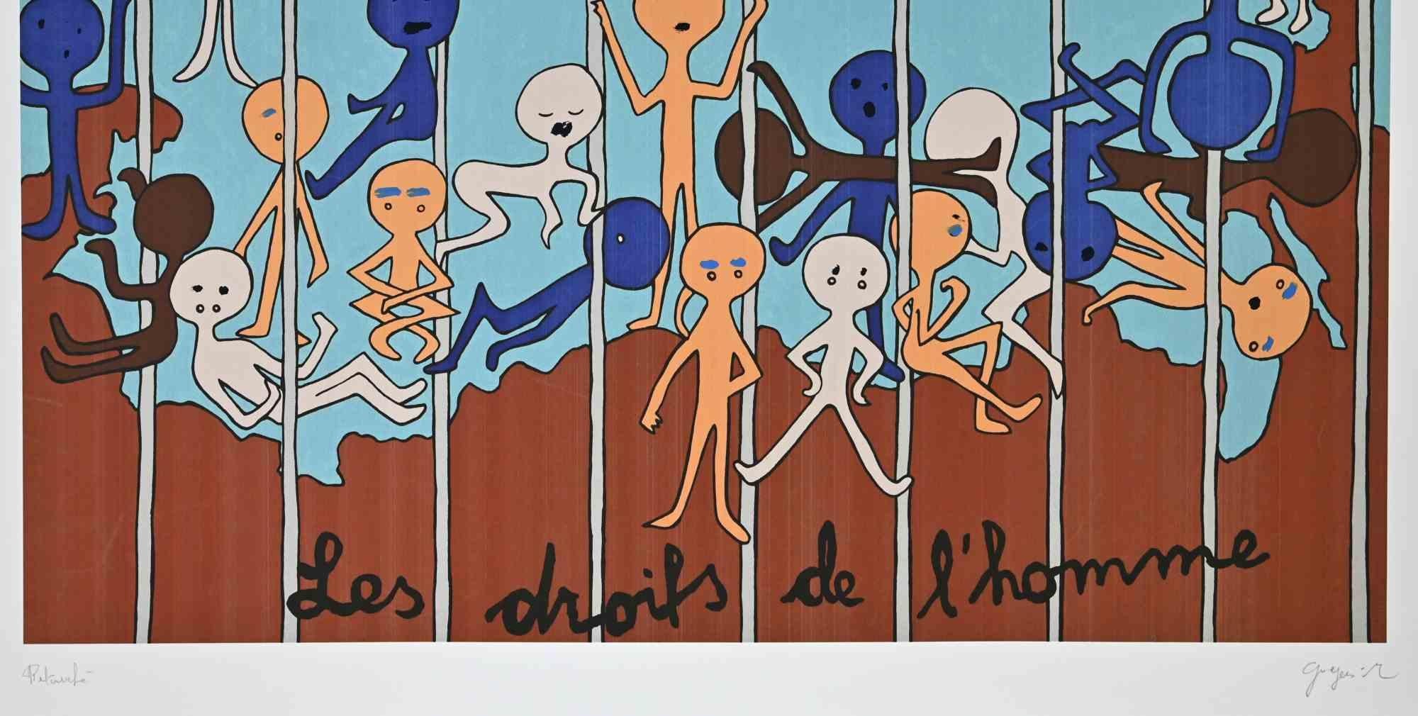 Composition Homage to Laurin-Lam - Digigrapgh by Martine Goeyens - 2023 For Sale 1