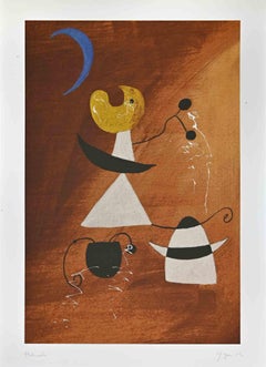 Composición Homenaje a Miró - Digigrapgh de Martine Goeyens - 2023