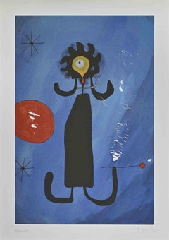 Homage to Miró - Digigrapgh by Martine Goeyens - 2023