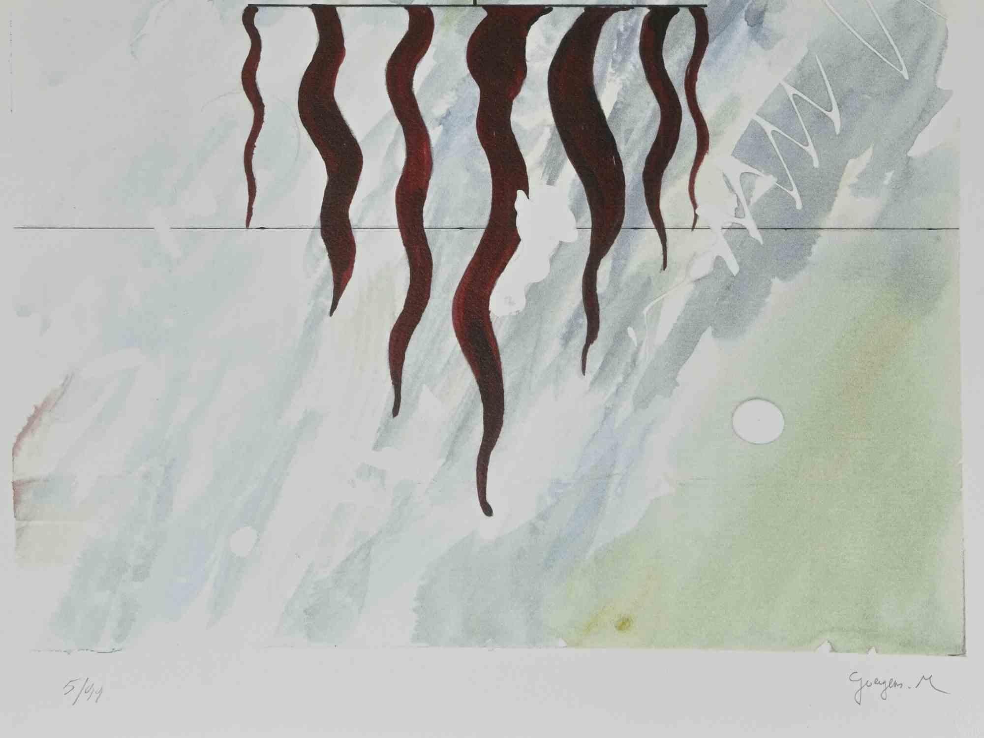 Hommage an Mirò - von Martine Goeyens - 2023 im Angebot 1