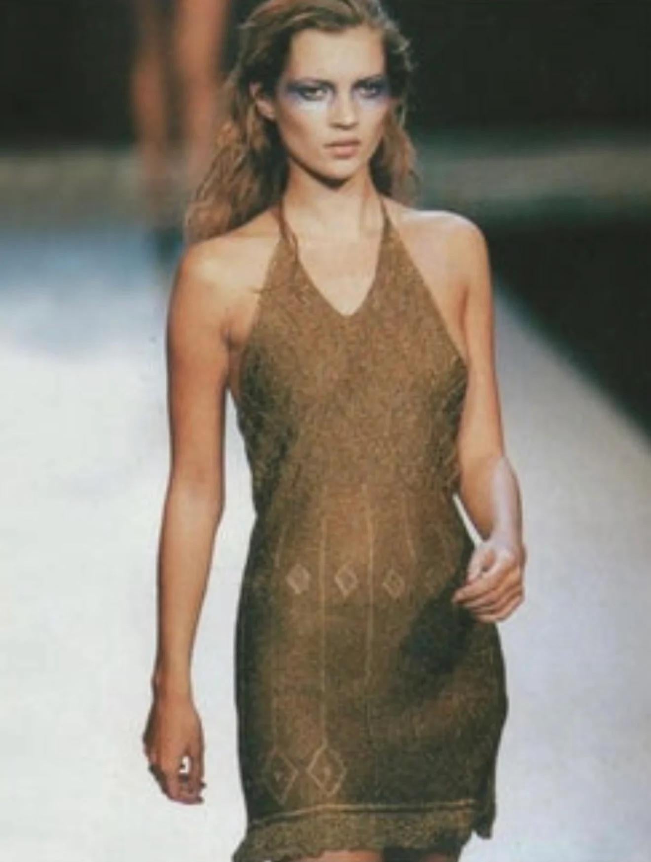 Nero Martine Sitbon Mini Abito in maglia nera, SS 1997 in vendita