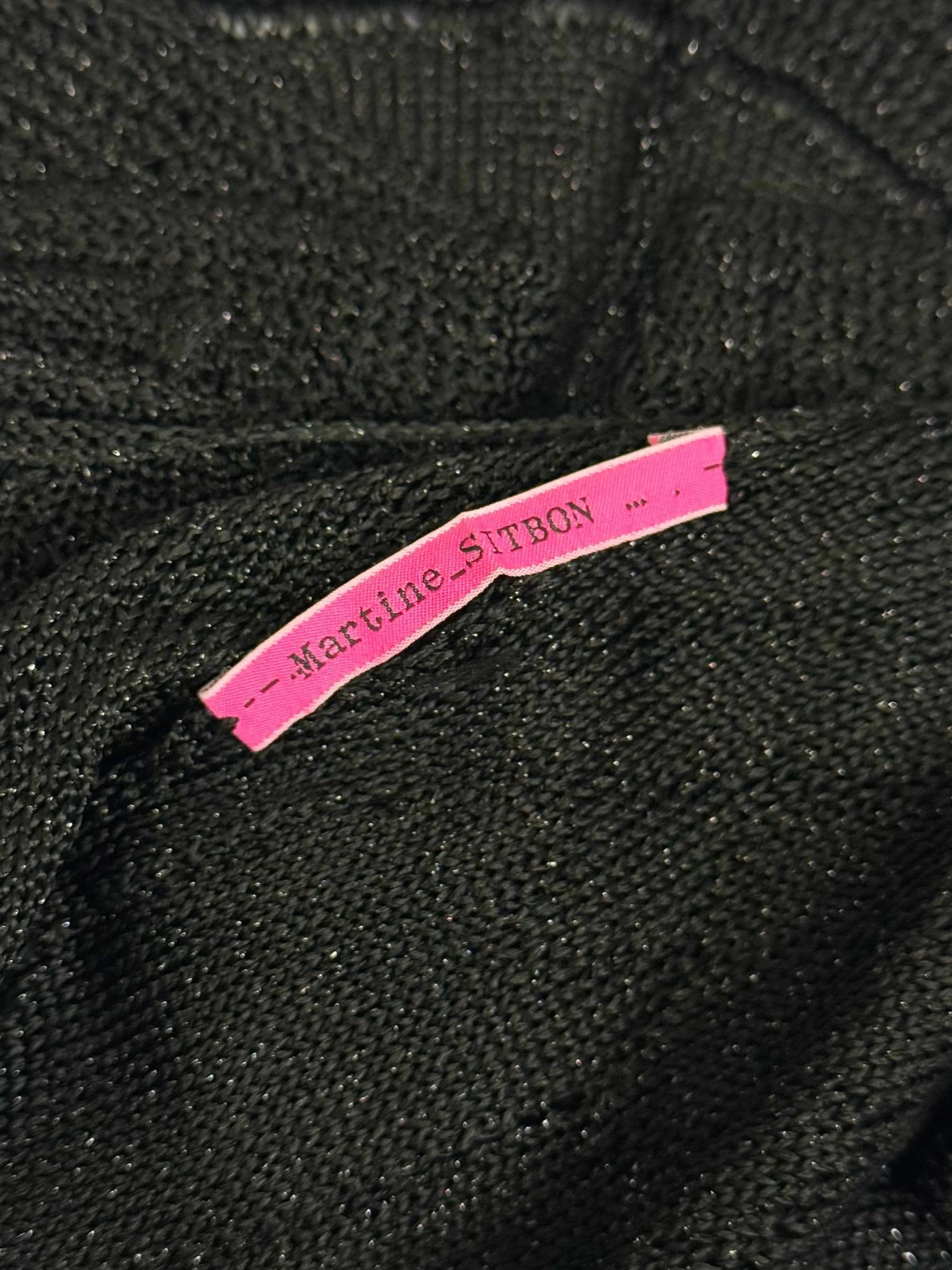 Martine Sitbon Mini Abito in maglia nera, SS 1997 in vendita 3