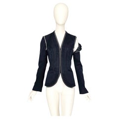 Martine Sitbon Vintage Fall Winter 2003 Black Jacket With Removable Sleeves