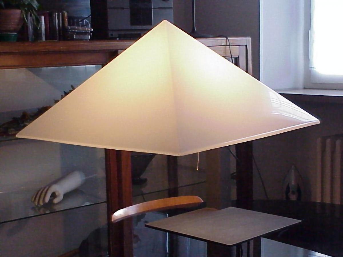 Martinelli Italy Large Table Lamp 715 Pitagora Design Elio Martinelli Years '70 In Good Condition For Sale In Biella, IT