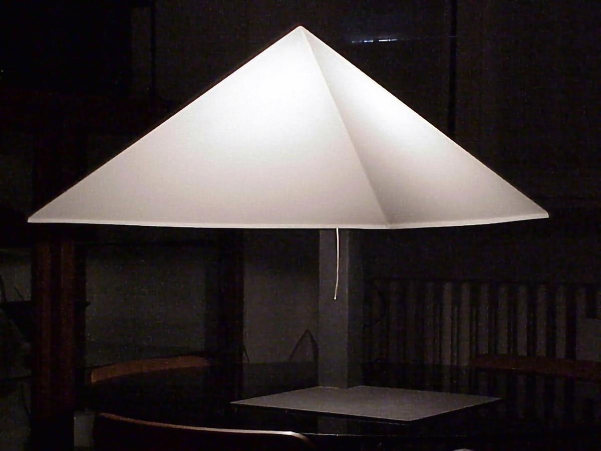 Martinelli Italy Large Table Lamp 715 Pitagora Design Elio Martinelli Years '70 For Sale 1