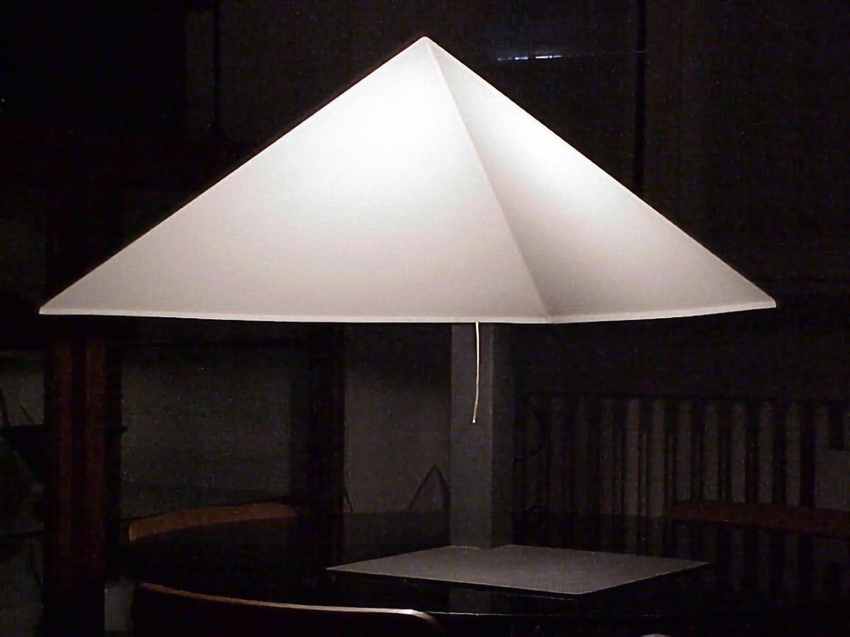 Martinelli Italy Large Table Lamp 715 Pitagora Design Elio Martinelli Years '70 For Sale 1