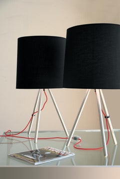 Martinelli Large Eva 798 Table Lamp with Black Body by Emiliana Martinelli