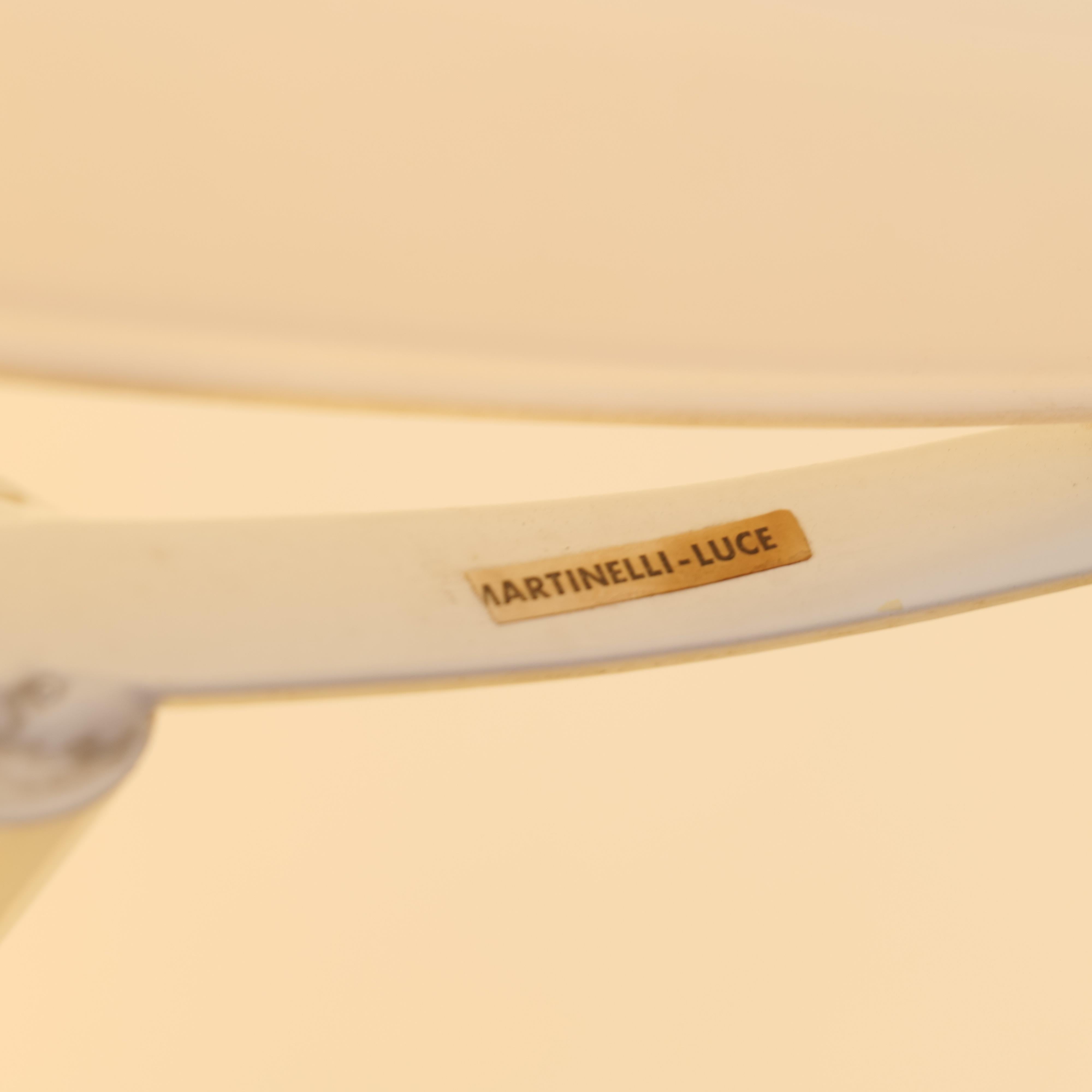 Allemand Martinelli Luce 2144 Lampe Mappamondo avec signature en vente