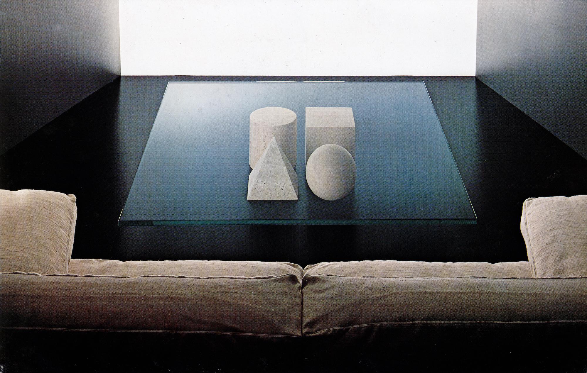 Carrara Marble Martinelli Luce Metafora 1979 Table by Lella and Massimo Vignelli For Sale
