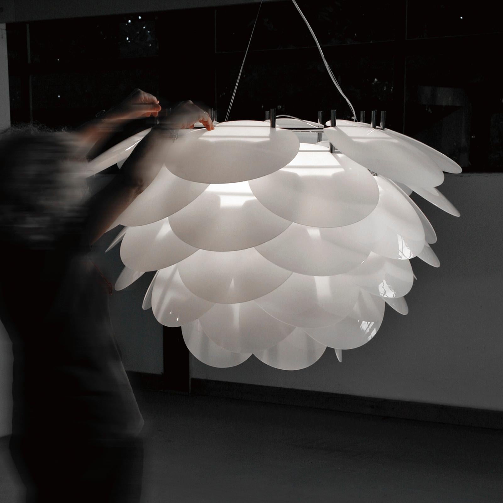 Italiano Martinelli Luce Nuvole Vagabonde 2011 Piccola lampada a sospensione di Elio Martinelli in vendita