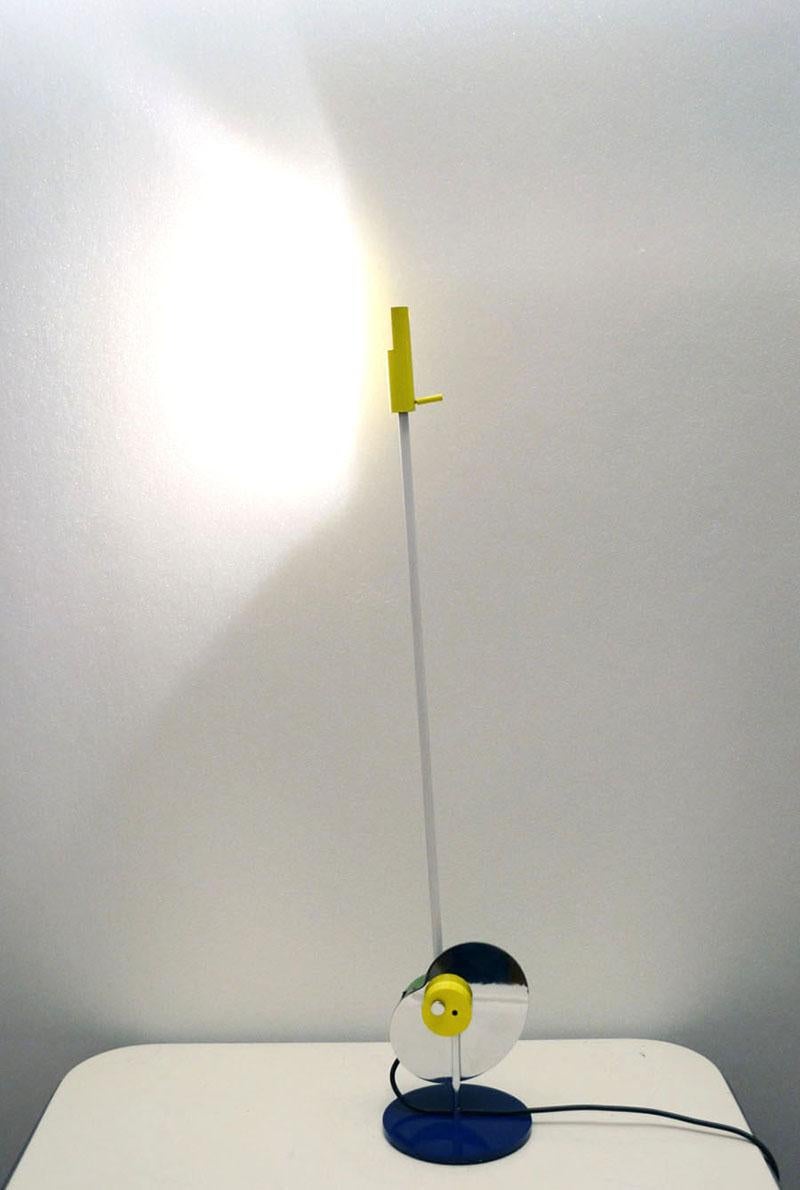 Fin du 20e siècle Martinelli Luce rare paire de lampes de table halogènes des années 1970 en vente
