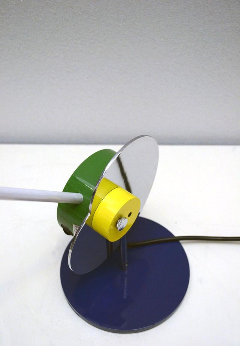 Martinelli Luce rare paire de lampes de table halogènes des années 1970 en vente 3