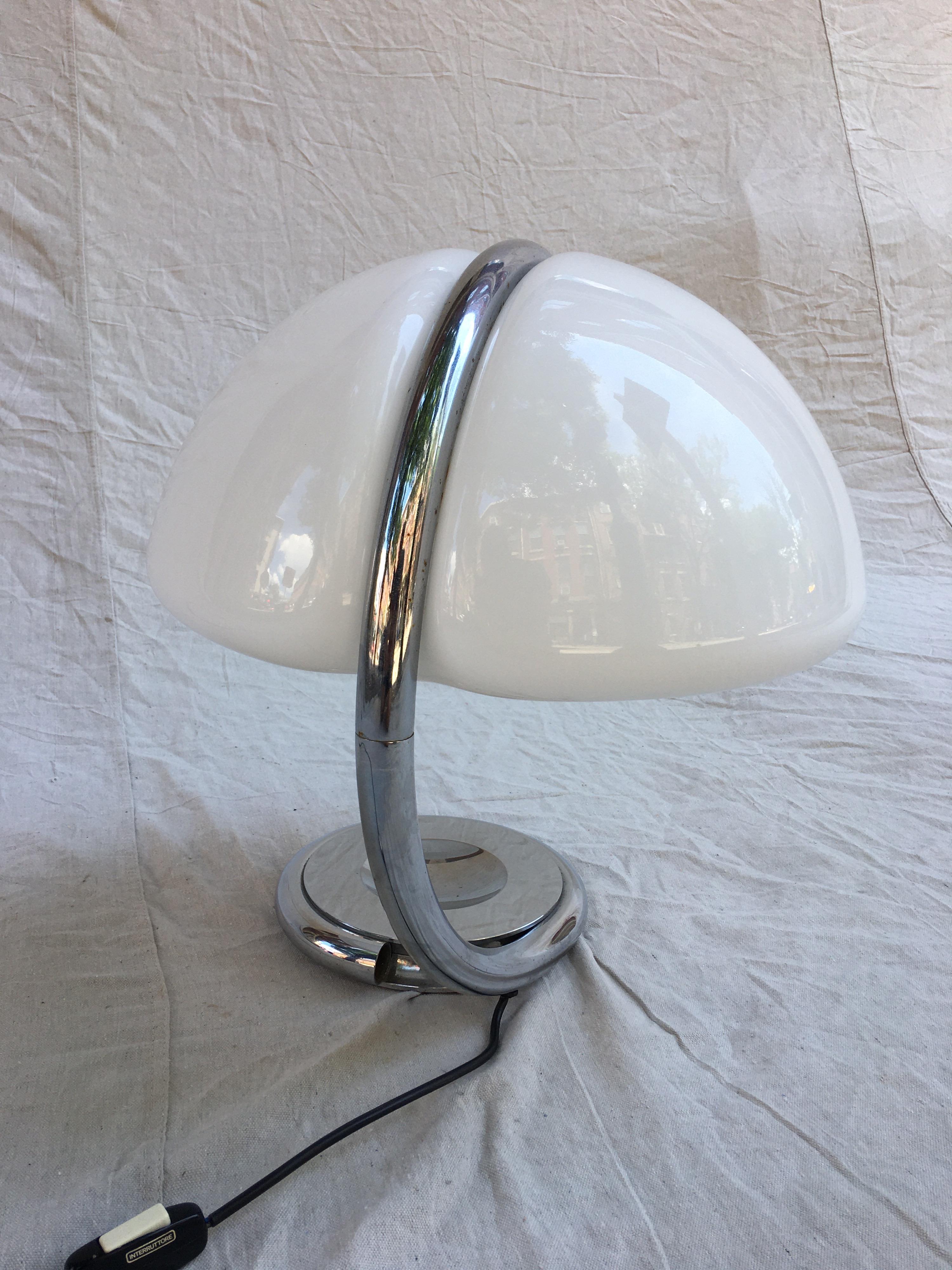 Mid-20th Century Martinelli Luce Serpente Table Lamp, 1965
