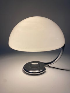 Martinelli Luce, "Serpente" Table Lamp, Early Edition, Italy 1960s