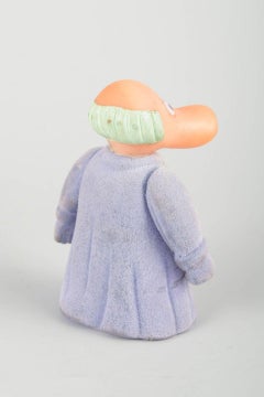 Martinex, Finlandia. Figura coleccionable de Hemulen, de los Moomins, de finales del siglo XX.