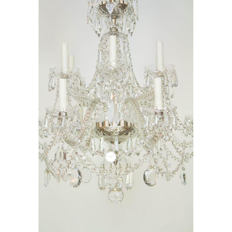 Martinez Y Ortz Crystal Chandelier For Sale 2