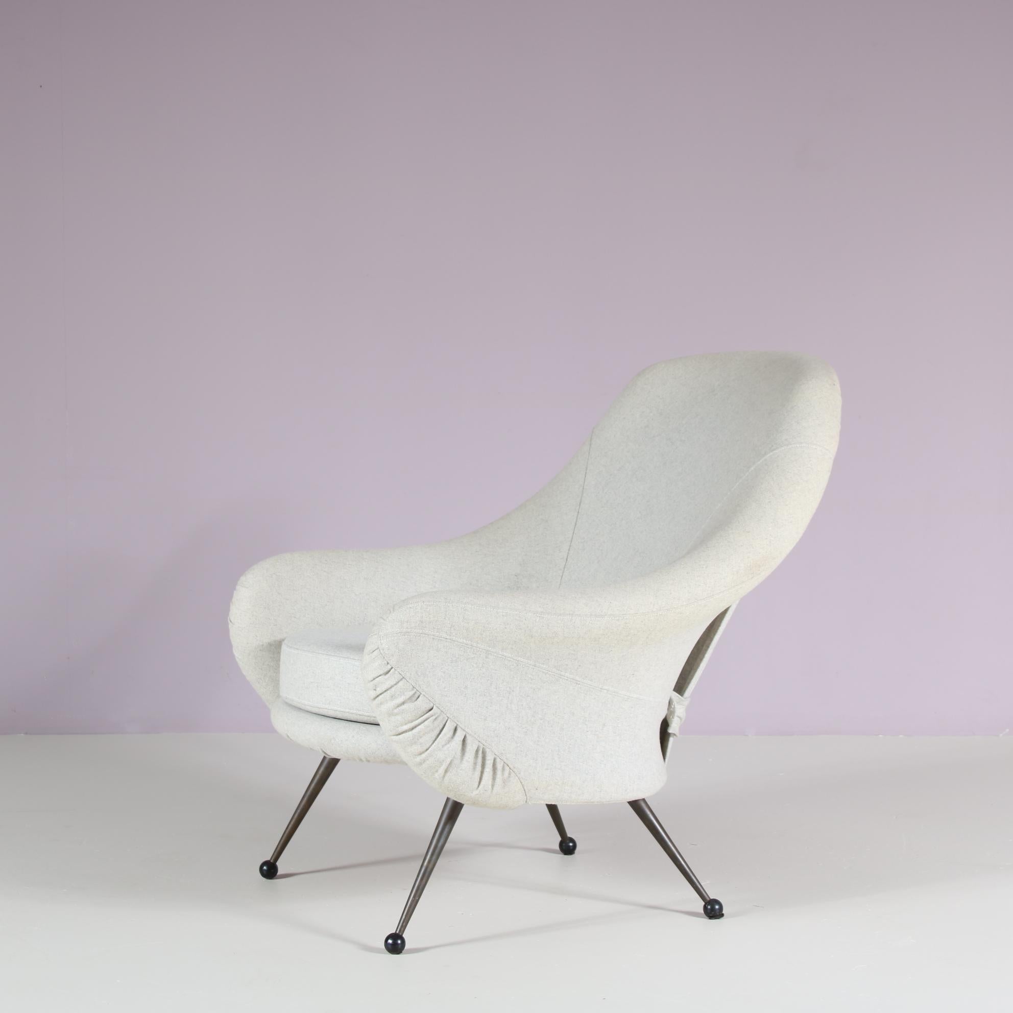 Mid-Century Modern Chaise Martingala de Marco Zanuso pour Arflex, Italie, datant d'environ 1950 en vente