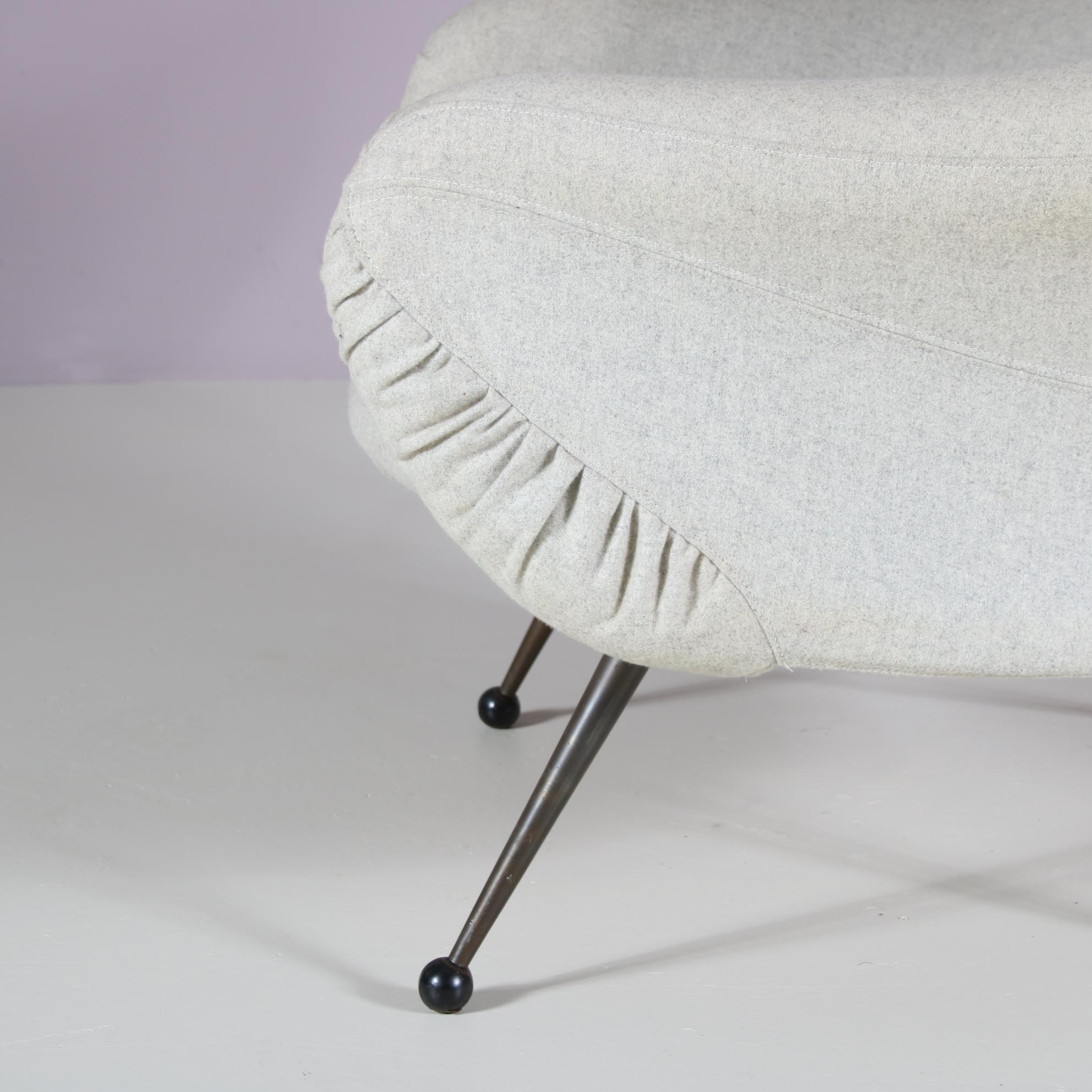 Métal Chaise Martingala de Marco Zanuso pour Arflex, Italie, datant d'environ 1950 en vente